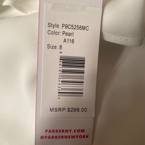 Parker Rikki Halter Neck Mini Dress - Picture 6 of 6